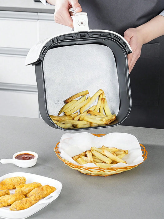 SHEIN 50 piezas Hojas de papel pergamino precortadas para hornear