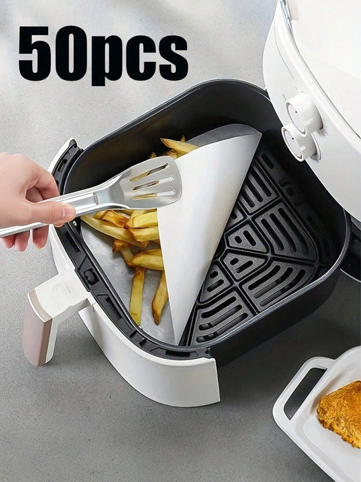 SHEIN 50 piezas Hojas de papel pergamino precortadas para hornear