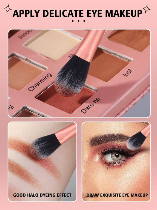 SHEIN Set de 58 brochas de maquillaje que incluye 32 brochas, 20 esponjas, 1 diadema y 2 muñequeras desmaquillantes