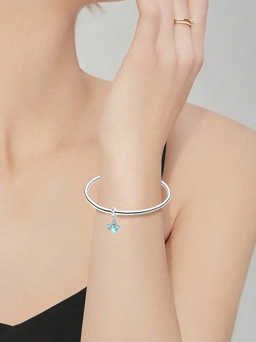 SHEIN Dije de estrella brillante de luciérnaga con diamantes