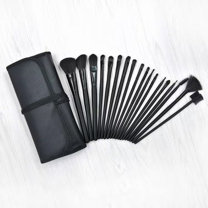 Set de 24 brochas de maquillaje profesionales con bolsa de almacenamiento