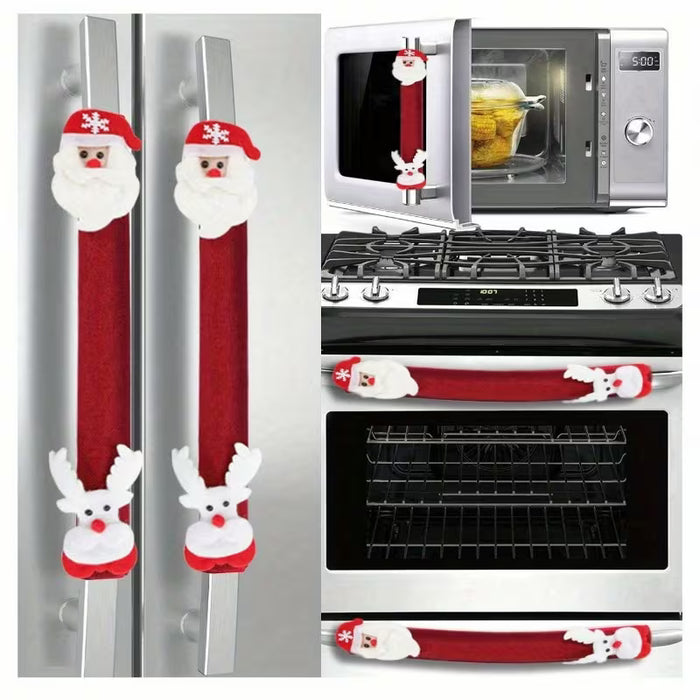 Funda para manija de hogar para fiesta de Navidad, paquete de 1 pieza