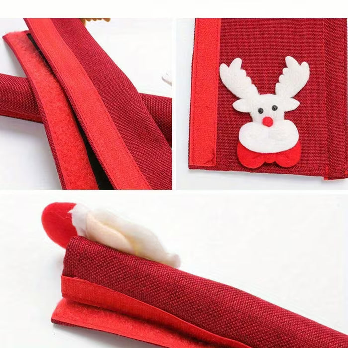 Funda para manija de hogar para fiesta de Navidad, paquete de 1 pieza