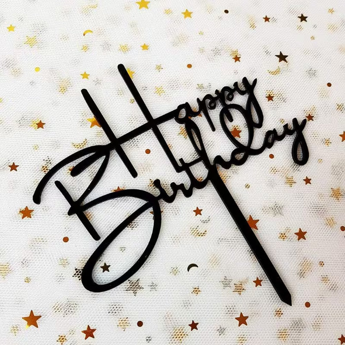10 piezas, Decoración de Pastel de Feliz Cumpleaños, Duradero y Multifuncional