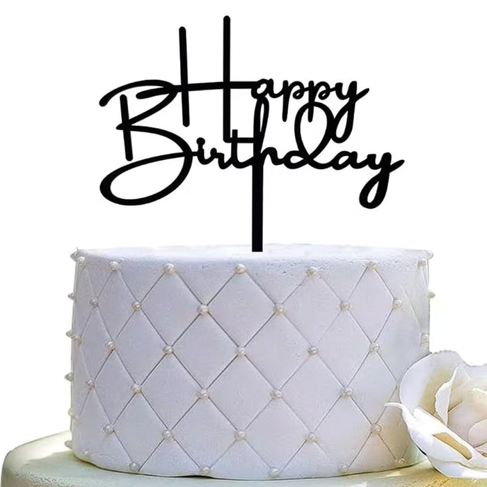 10 piezas, Decoración de Pastel de Feliz Cumpleaños, Duradero y Multifuncional