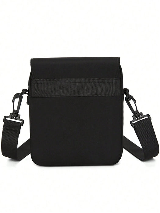 Shein Bolso de hombro casual de moda para hombre cruzado de estilo escolar