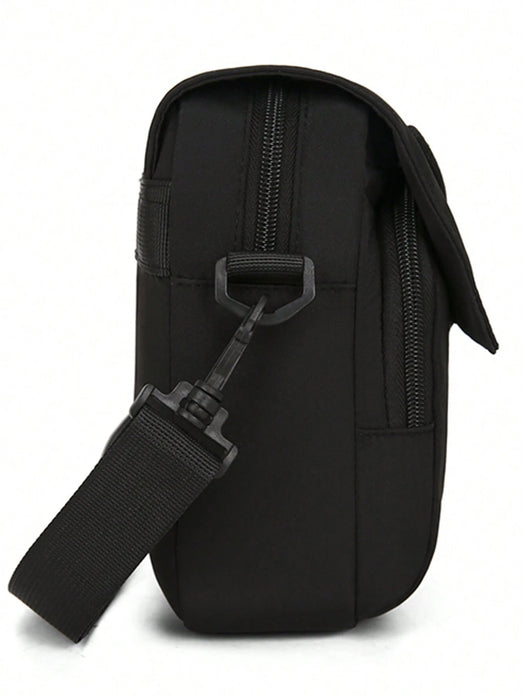 Shein Bolso de hombro casual de moda para hombre cruzado de estilo escolar