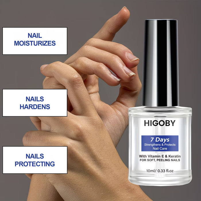 Aceite fortalecedor de Uñas para Cutículas, Uñas y Cuidado de Uñas Secas con Keratina, 10ml