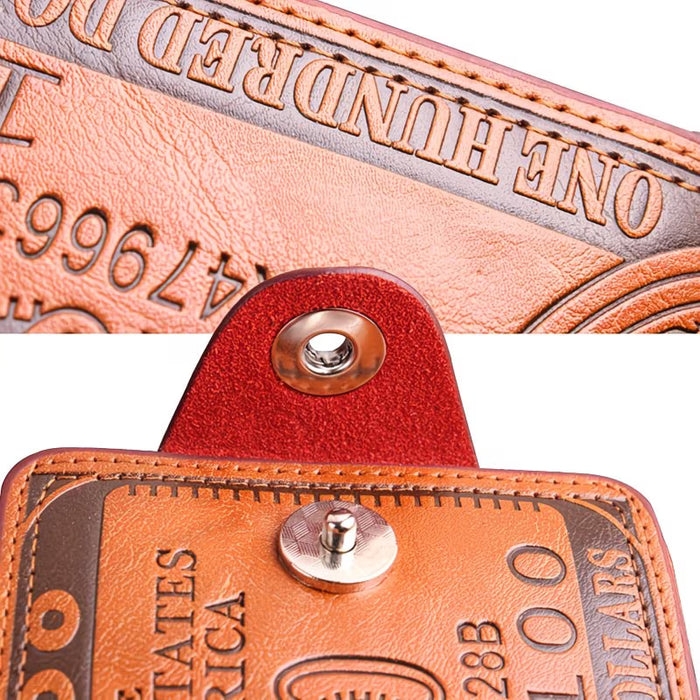Cartera de Billetes para Hombres, Portatarjetas y Portafotos