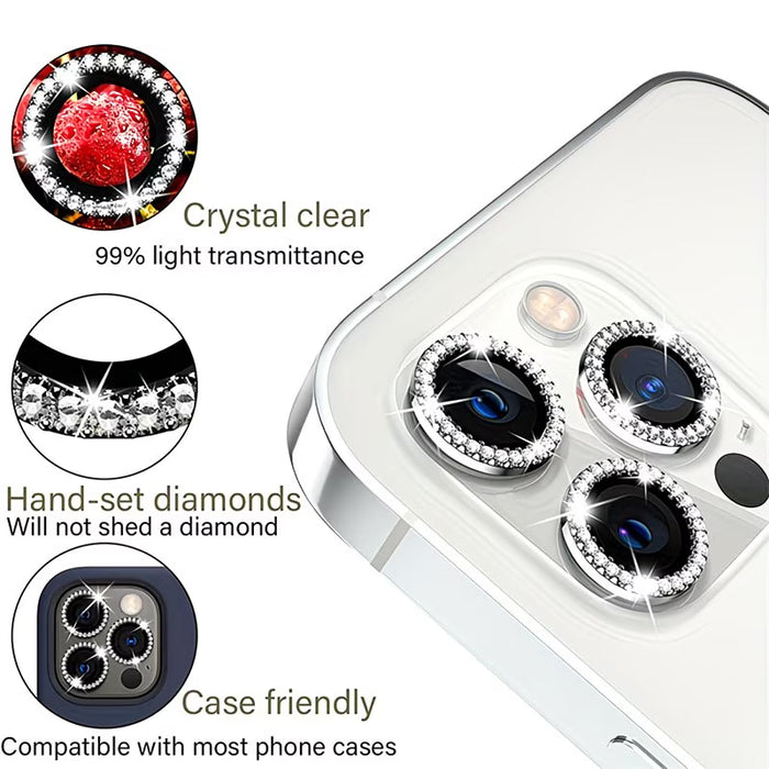 3 protectores de lente de cámara HD individual resistentes a los arañazos para iphone 11 pro max