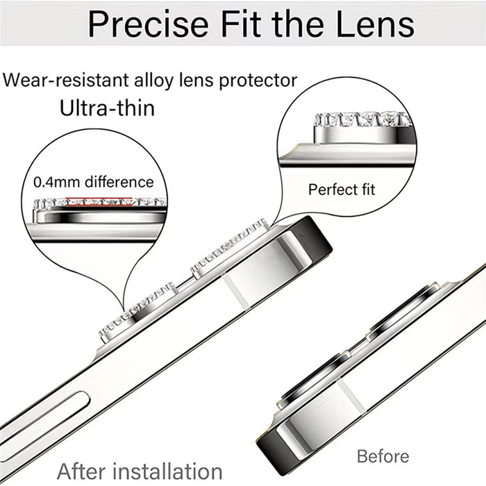 3 protectores de lente de cámara HD individual resistentes a los arañazos para iphone 11 pro max
