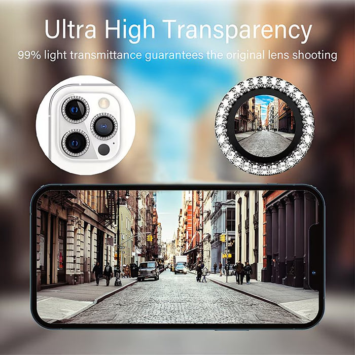 3 protectores de lente de cámara HD individual resistentes a los arañazos para iphone 11 pro max