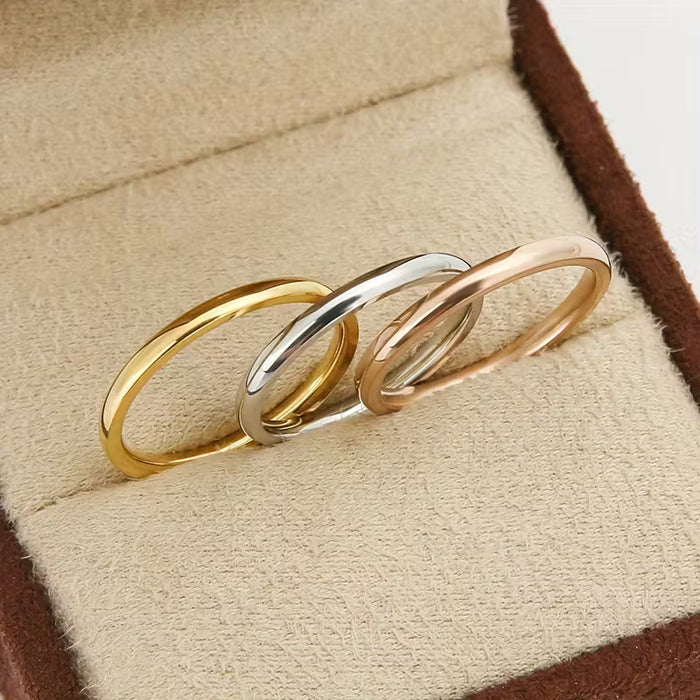 Set de Tres Anillos, Colección de Anillos Múltiples, Anillo de Diseño Fácil