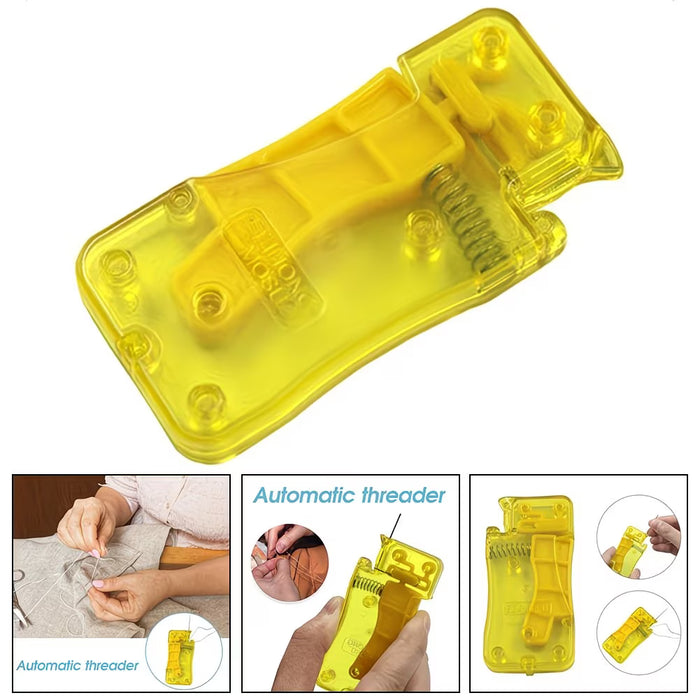 Enhebrador de agujas automático