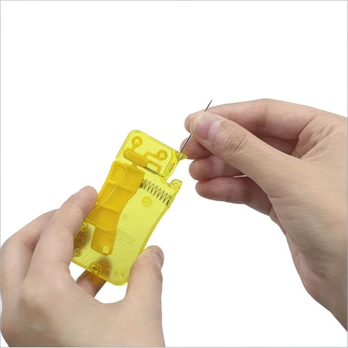 Enhebrador de agujas automático