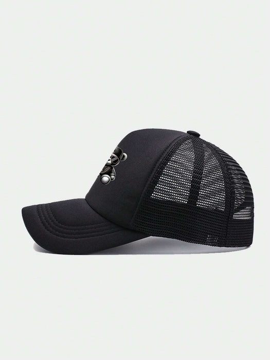 Gorra de camionero con estampado de oso para hombres