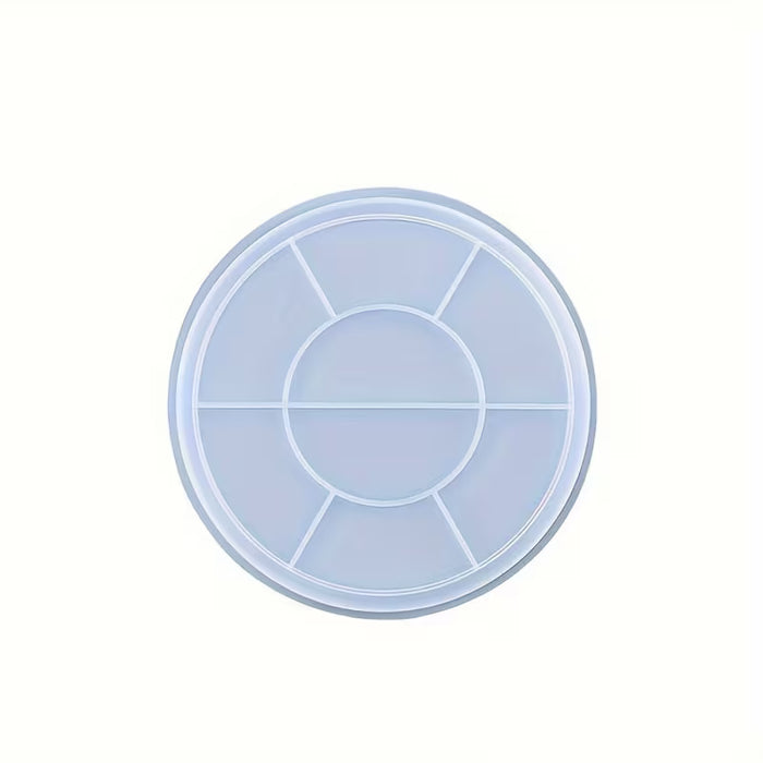 1 pza. Molde de bandeja redonda, Molde de bandeja de almacenamiento redonda