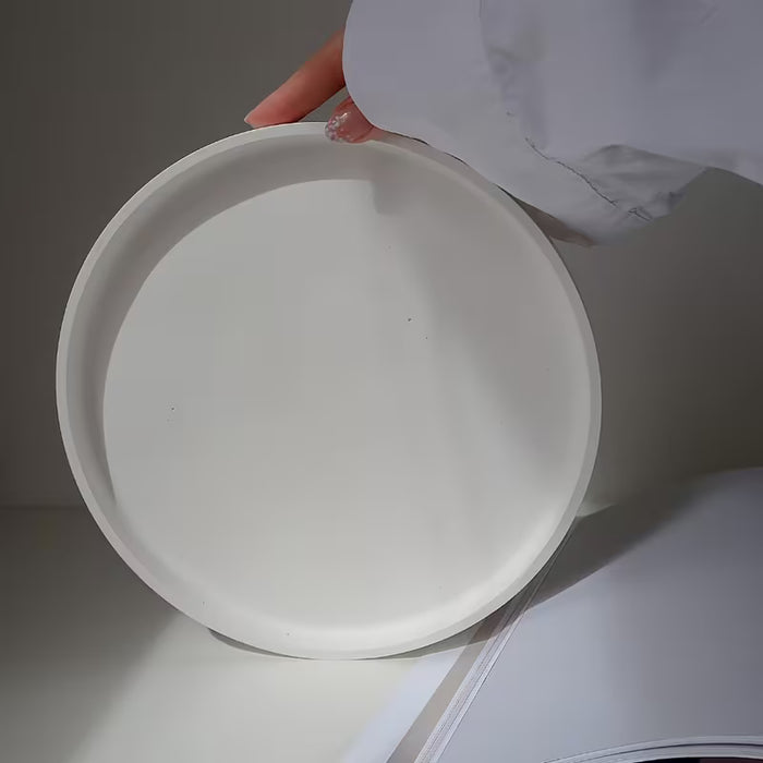 1 pza. Molde de bandeja redonda, Molde de bandeja de almacenamiento redonda