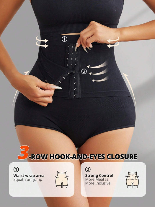 SHEIN Bragas moldeadoras de cintura alta sin costuras para mujer