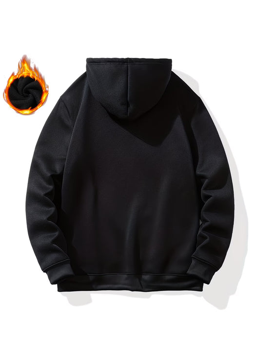 Sudadera con capucha de poliéster acolchada para hombre con diseño gráfico de gato "Ew, People"
