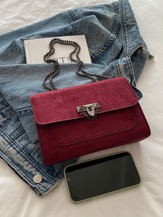 SHEIN Bolso de moda vintage con estampado de leopardo