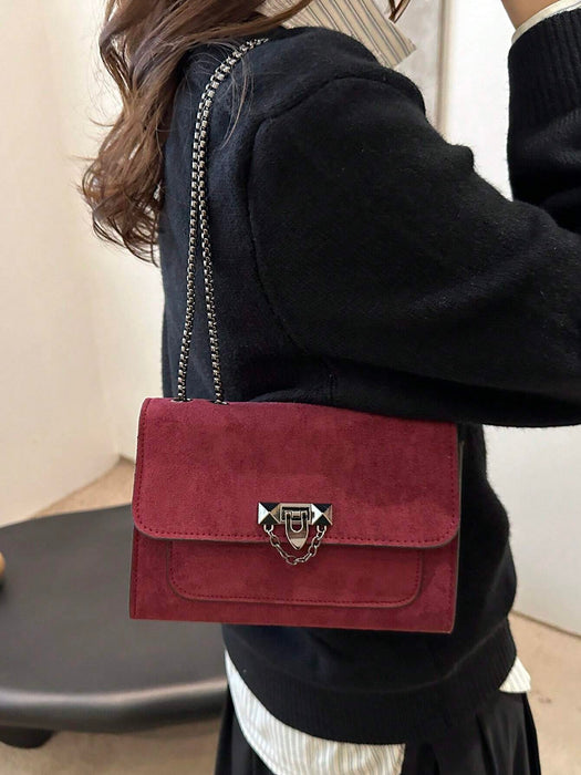 SHEIN Bolso de moda vintage con estampado de leopardo