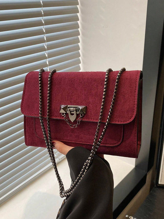 SHEIN Bolso de moda vintage con estampado de leopardo