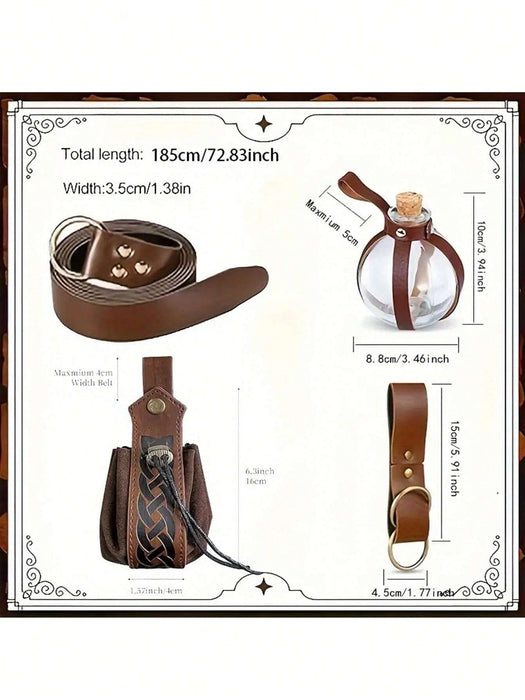 Shein Set de 5 piezas de lencería moldeadora para mujer con estilo del Renacimiento: Cinturón con anillo en forma de O vintage