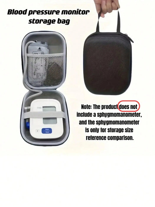 SHEIN 1 pieza Estuche portátil para monitor de presión arterial con correa