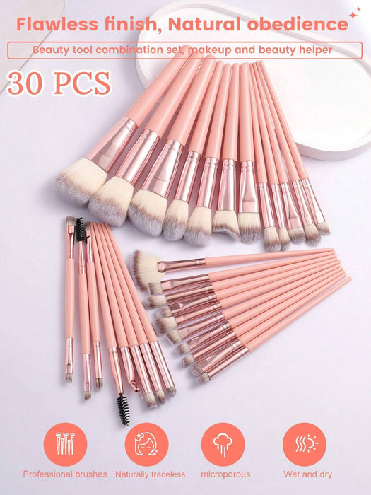 Shein Juego de 56 piezas de brochas de maquillaje