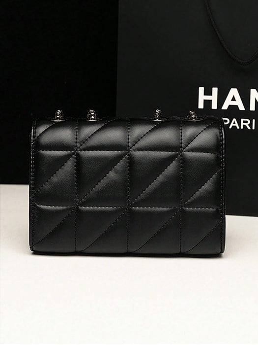 Shein Dedoo Bolso de hombro elegante para mujer con correa de cadena