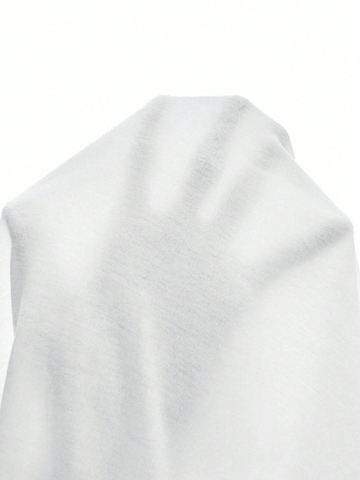 Shein Camiseta Manfinity Homme para hombre con estampado de pájaros y bloques de color