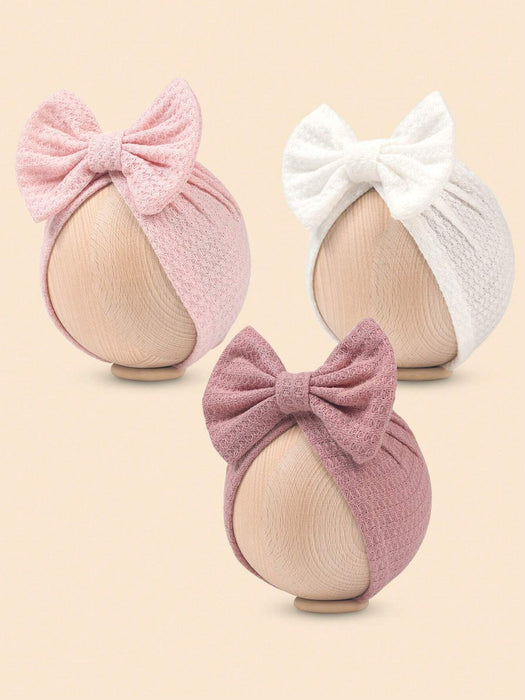SHEIN Set de 3 gorros para recién nacidos
