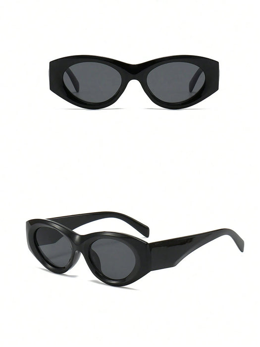 SHEIN Gafas de moda con montura de ojo de gato estilo retro para hombres y mujeres