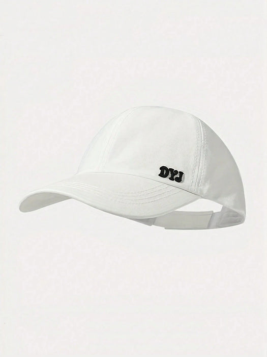 SHEIN Gorra de béisbol casual y versátil para mujer, con diseño de boca abierta