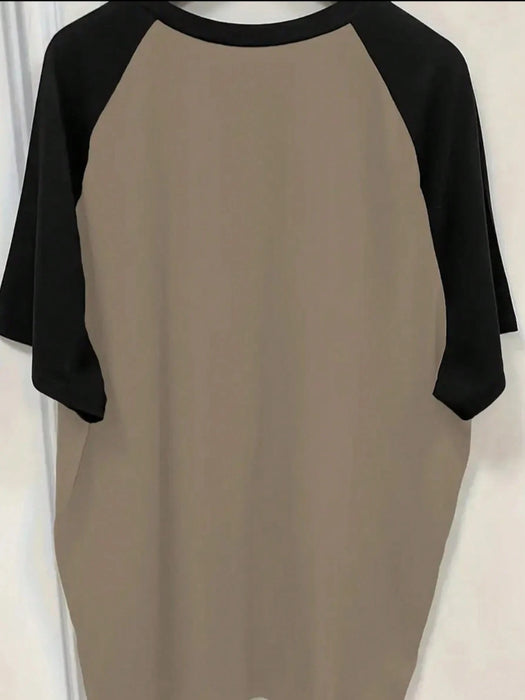 SHEIN Camiseta deportiva de manga corta con cuello redondo, estilo Y2K, informal y veraniega para mujer