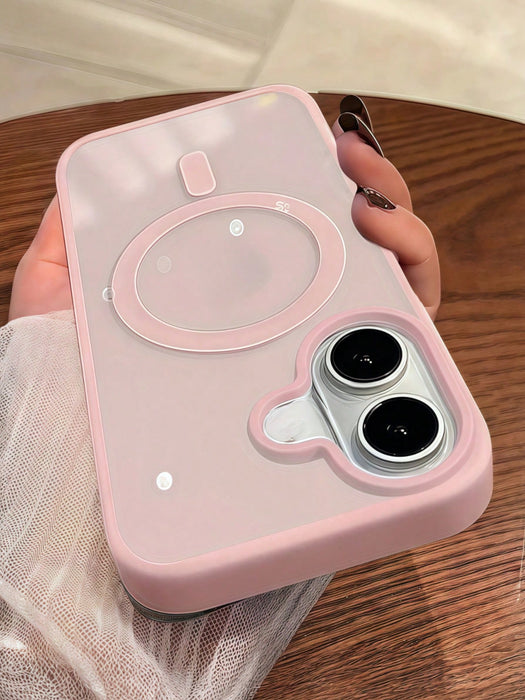 Funda de teléfono básico magnético de lujo para iPhone 16