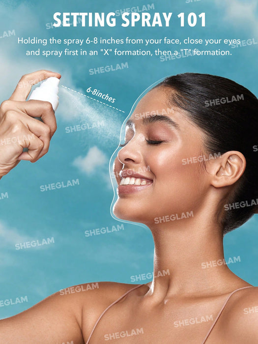 SHEGLAM Press Refresh Spray Fijador Marca De Belleza CosméTica Maquillaje Para Mujeres Y NiñA