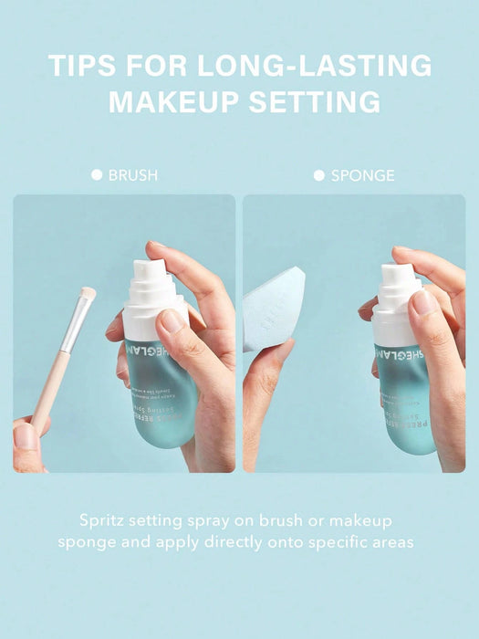 SHEGLAM Press Refresh Spray Fijador Marca De Belleza CosméTica Maquillaje Para Mujeres Y NiñA