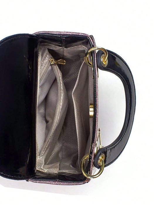 SHEIN Bolso tote de lujo con relieve de cocodrilo - de mano
