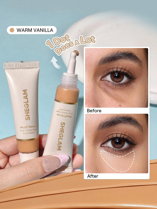 SHEIN SHEGLAM Poof! Gone Corrector de cobertura total Marca de Belleza