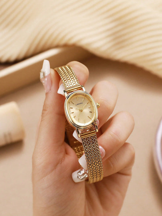 SHEIN LIANDU LIANDU Reloj de mujer de moda creativo multifuncional compacto
