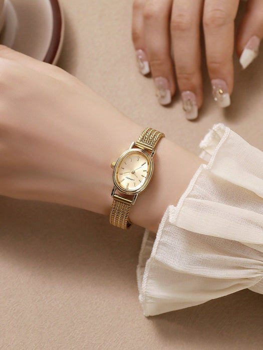 SHEIN LIANDU LIANDU Reloj de mujer de moda creativo multifuncional compacto