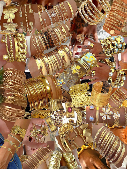 Shein Conjunto de 15 piezas de Joyería Todo en Uno de Estilo Elegante Old Money Vintage de diseños aleatorios