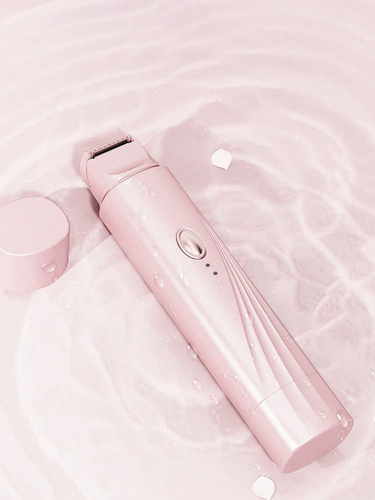Afeitadora eléctrica para mujer, inalámbrica, con doble cabezal