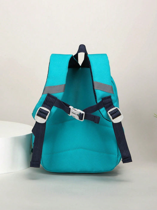 SHEIN 1 pieza Mochila de nailon de unicolor de moda, diseño estilo