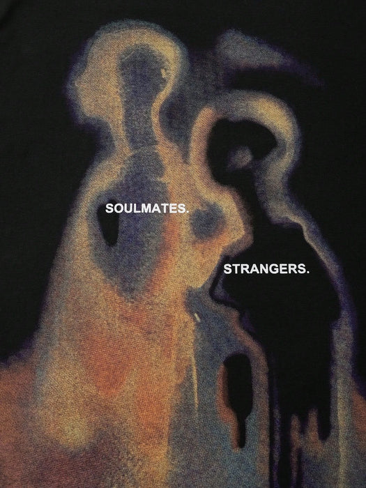 SHEIN ROMWE MEN Street Life Camiseta de manga corta con estampado de figura