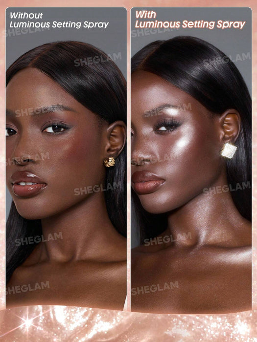 SHEGLAM Light Me Up Spray fijador luminoso Marca Belleza Maquillaje Pintura facial Cosmético