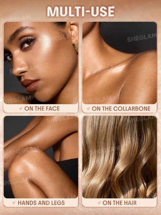 SHEGLAM Light Me Up Spray fijador luminoso Marca Belleza Maquillaje Pintura facial Cosmético