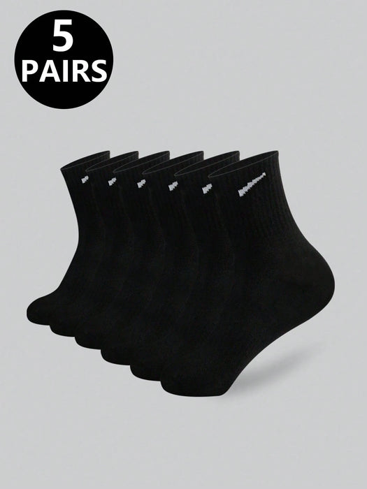 SHEIN 5 de Pares pares de calcetines casuales para hombre